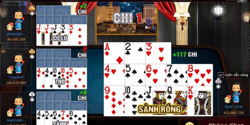 Luật thắng trắng trong game bài cần nắm